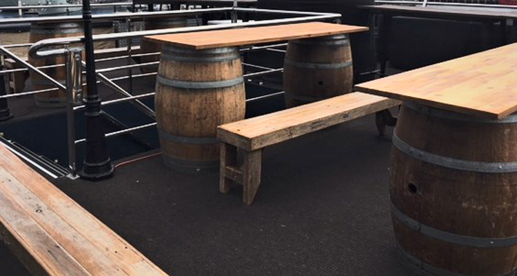 African Barrel Benches - Prop For Hire
