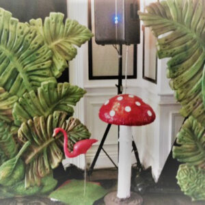 Alice Fluoro Leaves - Prop For Hire