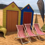 Beach Photo Backdrop - Prop For Hire