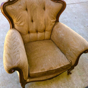 Beige French Armchair - Prop For Hire
