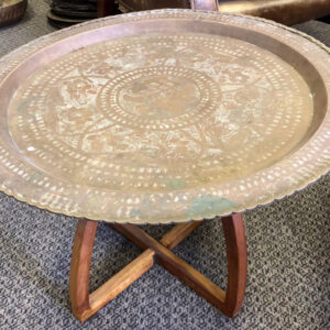 Brass Tray Table 2 - Prop For Hire