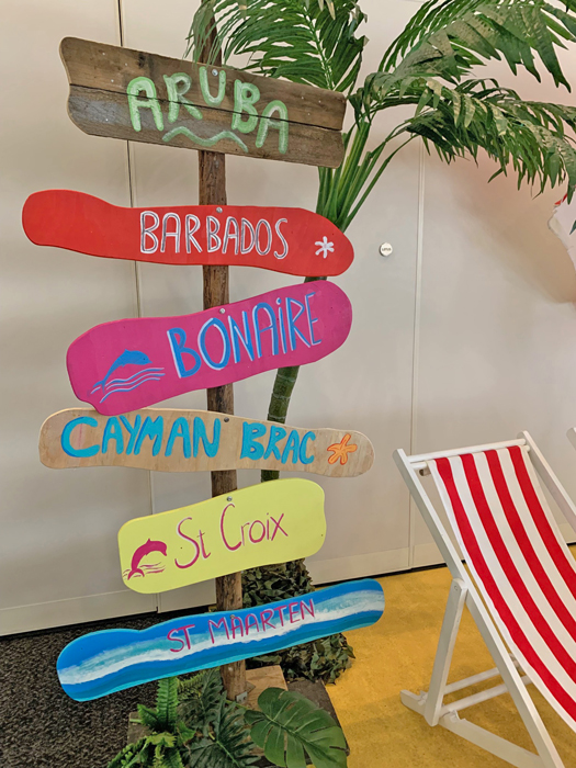 Carribean Direction Sign - Prop For Hire