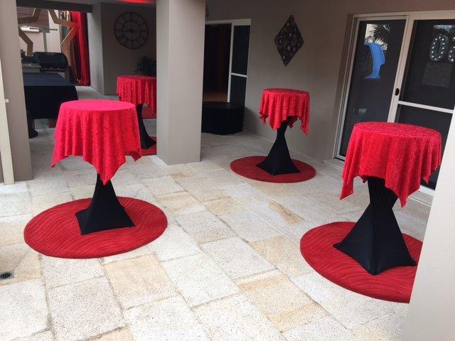 Cocktail Covers - Prop For Hire Sydney