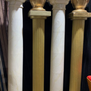 Columns and Ribbed Urns - Prop For Hire