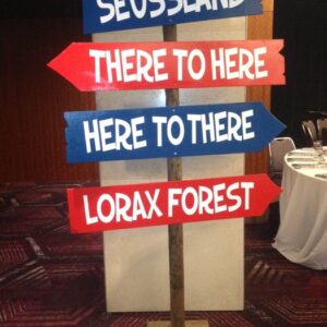 Dr Suess Signage - Prop For Hire