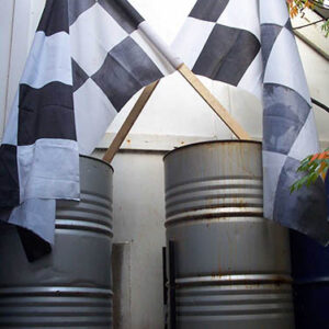 Drag Racing Drums Flags - Prop For Hire