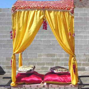 Draped Palanquin - Prop For Hire
