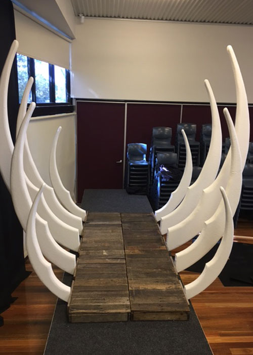 Elephant Rib Entrance - Prop For Hire