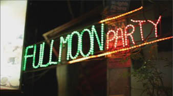 Full Moon Party Sign - Prop For Hire
