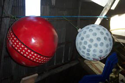 Giant Cricket Golf Ball - Prop For Hire