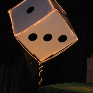 Giant Dice On Stand - Prop For Hire