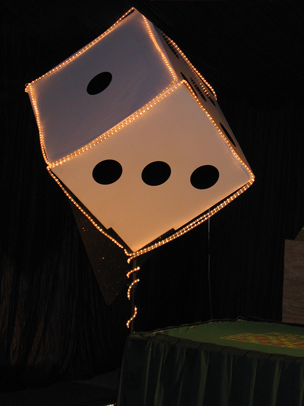Giant Dice On Stand - Prop For Hire