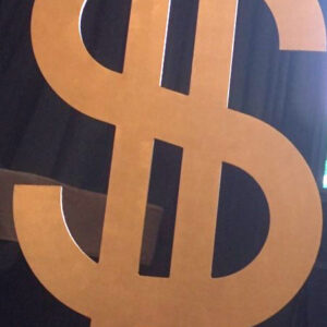 Giant Dollar Sign - Prop For Hire