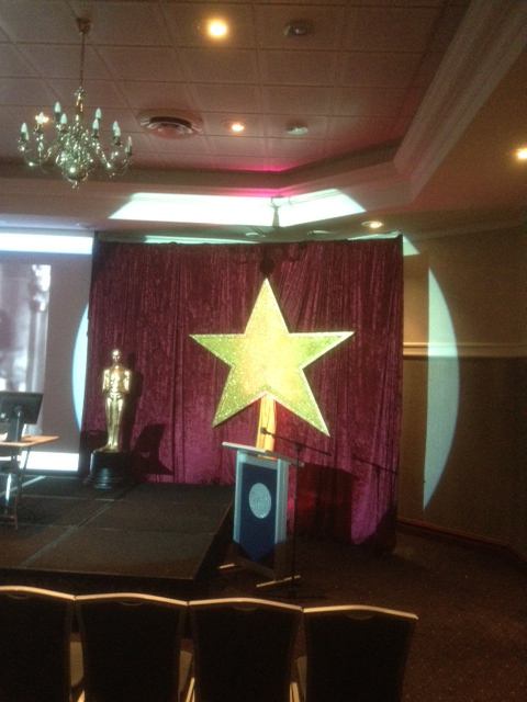 Giant Gold Stars - Prop For Hire