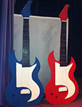 Giant Guitar Cutouts - Prop For Hire