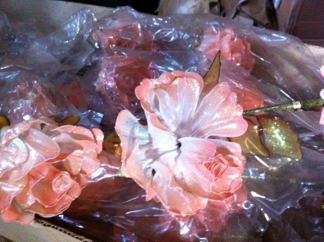 Glitter Flowers - Prop For Hire