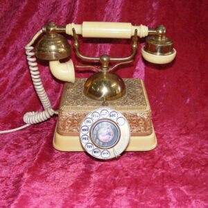 Gold And Cream Phone - Prop For Hire