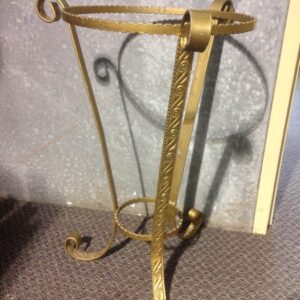 Gold Ornate Metal Plinth - Prop For Hire