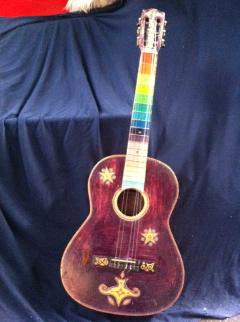 Hippy Guitar - Prop For Hire