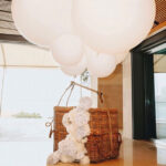 Hot Air Balloon Basket White - Prop For Hire
