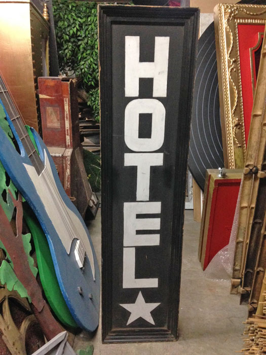 Hotel Sign - Prop For Hire