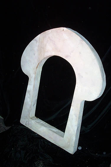Key Hole Window Frames - Prop For Hire
