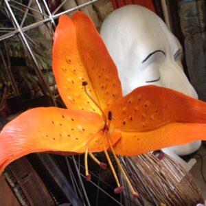 Large Orange Flower - Prop For Hire