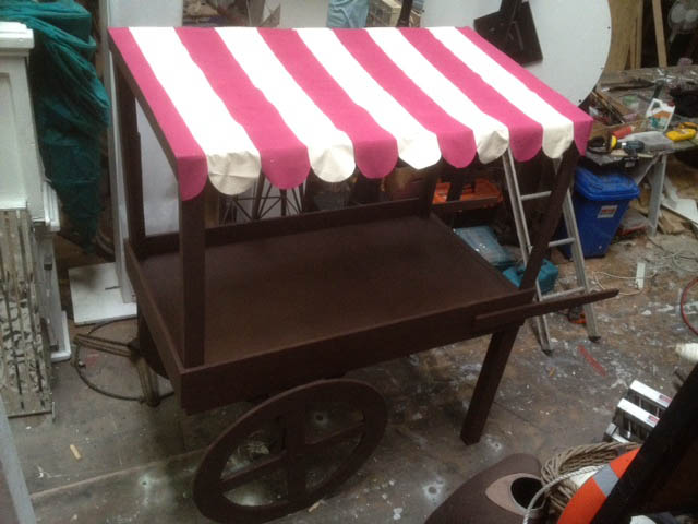 Large Pattiserie Cart - Prop For Hire