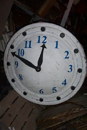 Large White Clockface - Prop For Hire