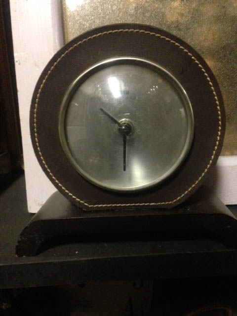 Leather Classic Clock - Prop For Hire