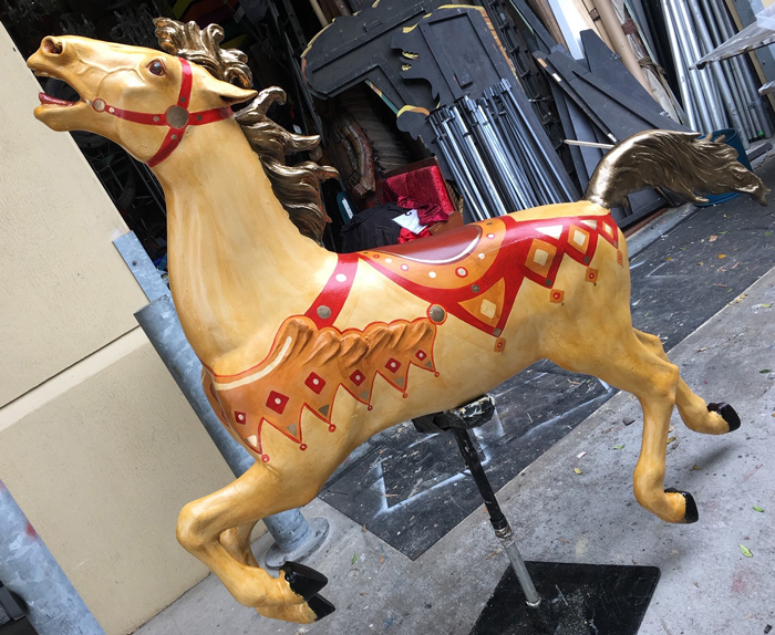 Lifesize Carousel Horse - Prop For Hire