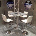Modern White Barstools - Prop For Hire