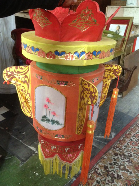 Oriental Lanterns Fabric - Prop For Hire