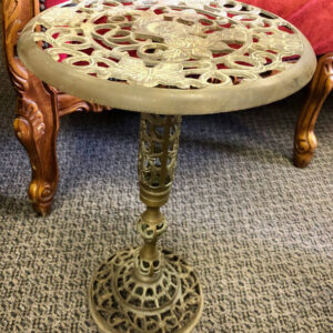 Ornate Brass Table - Prop For Hire