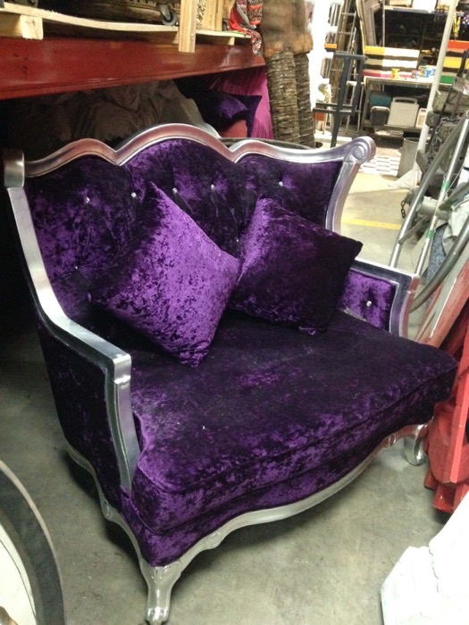 Ornate Purple Throne - Prop For Hire