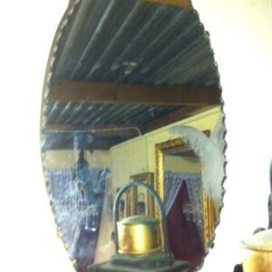 Oval Bevelled Mirror - Prop For Hire