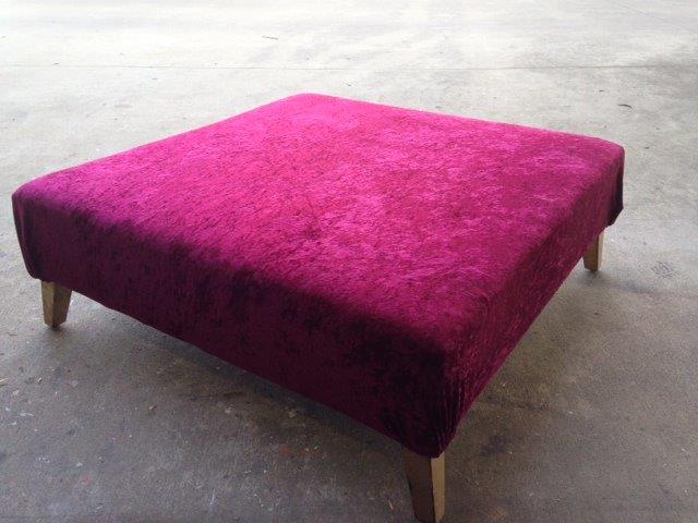 Pink Ottoman - Prop For Hire