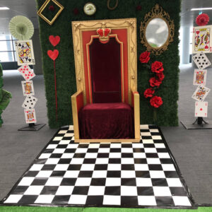 Queen of Hearts Photo Backdrop - Prop For Hire