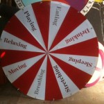 Red Chocolate Wheel - Prop For Hire