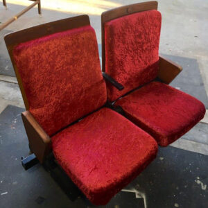 Red Theatre Chairs - Prop For Hire