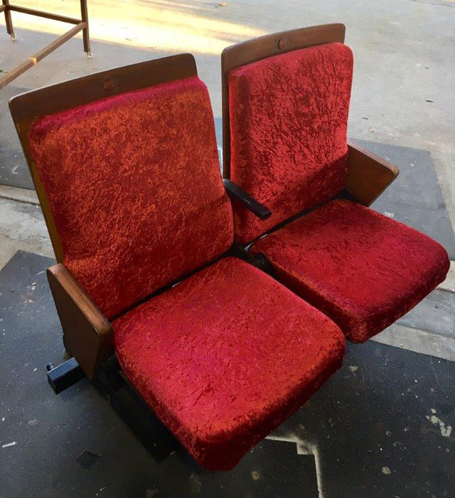 Red Theatre Chairs - Prop For Hire
