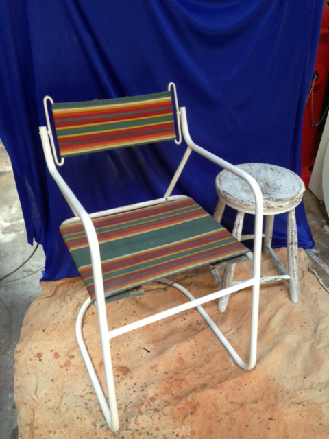 Retro Beach Chair - Prop For Hire