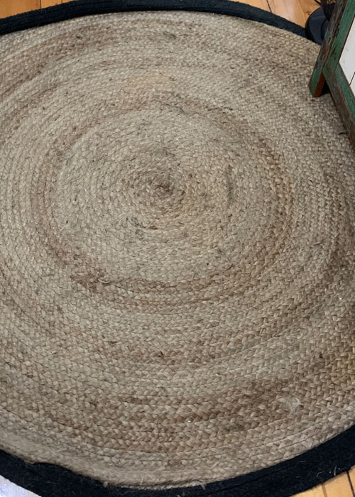 Round Sisal Carpet - Prop For Hire