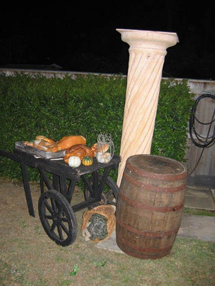 Rustic French Food Cart - Prop For Hire