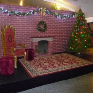Santa House Backdrop - Prop For Hire