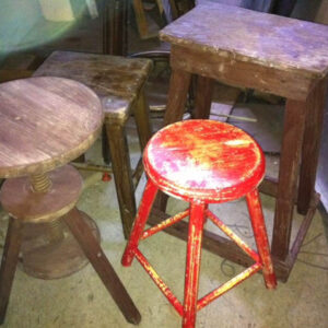 Shabby Chic Barstools - Prop For Hire