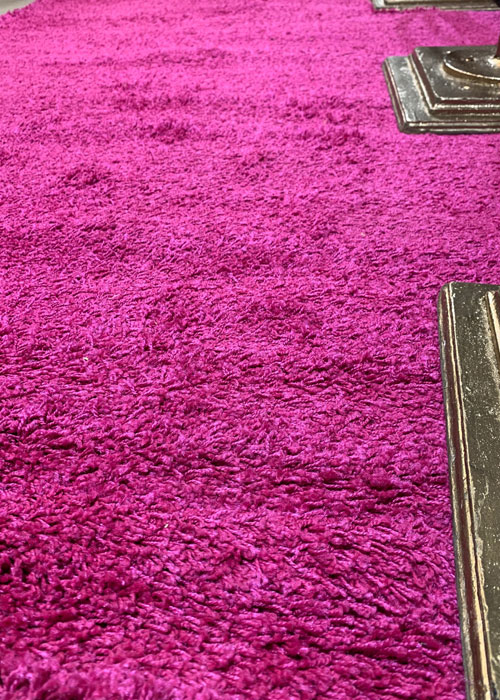 Shaggy Pink Carpet - Prop For Hire