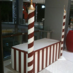 Striped Candystand - Prop For Hire