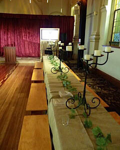 Table And Benches - Prop For Hire