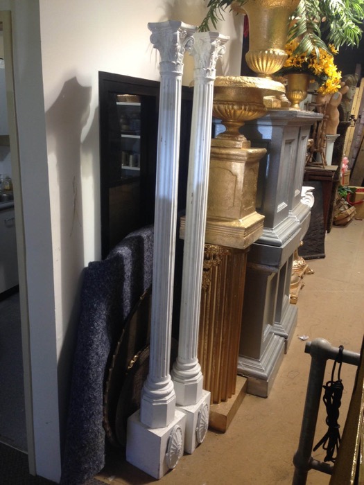 Tall Ornate Columns - Prop For Hire